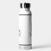 Zwarte Monogram Waterfles (Links)