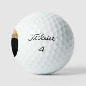 ZWARTE MONOGRAM WAVE GOLD BALLS GOLFBALLEN (Logo)