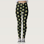 Zwarte Monster Eye Leggings (Voorkant)