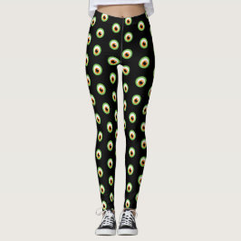 Zwarte Monster Eye Leggings