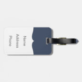 Zwarte Monte's laatste RAID Bagagelabel (Achterkant horizontaal)