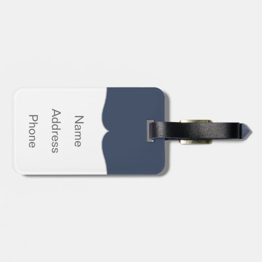 Zwarte Monte's laatste RAID Bagagelabel (Achterkant horizontaal)