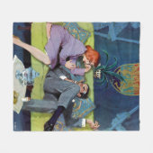 Zwarte Monte's laatste RAID Fleece Deken (Voorkant (Horizontaal))