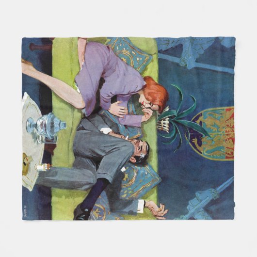 Zwarte Monte's laatste RAID Fleece Deken (Voorkant (Horizontaal))