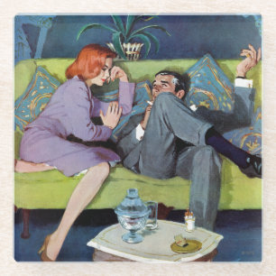 Zwarte Monte's laatste RAID Glazen Onderzetter