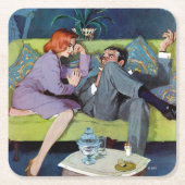 Zwarte Monte's laatste RAID Kartonnen Onderzetters (Voorkant)