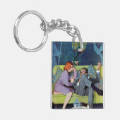 Zwarte Monte's laatste RAID Sleutelhanger (Voorkant Links)