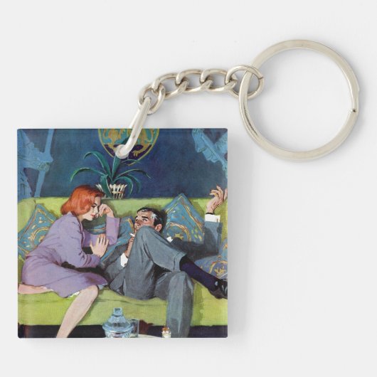 Zwarte Monte's laatste RAID Sleutelhanger (Achterkant)