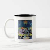 Zwarte Monte's laatste RAID Tweekleurige Koffiemok (Links)