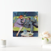 Zwarte Monte's laatste RAID Vierkante Klok (Huis)