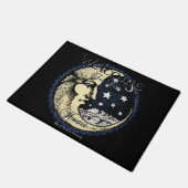 Zwarte Moon Society Doormat Deurmat (Schuin)