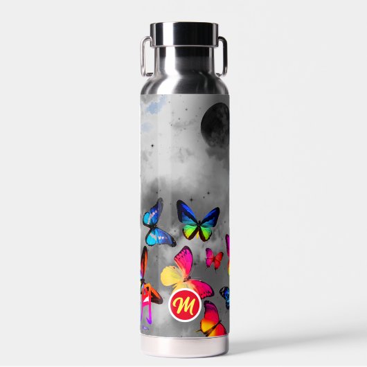 ZWARTE MOON THOR INSULATED FLES MET AANGEPASTE NAA (Voorkant)