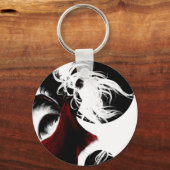Zwarte moonen: sleutelhanger (Voorkant)