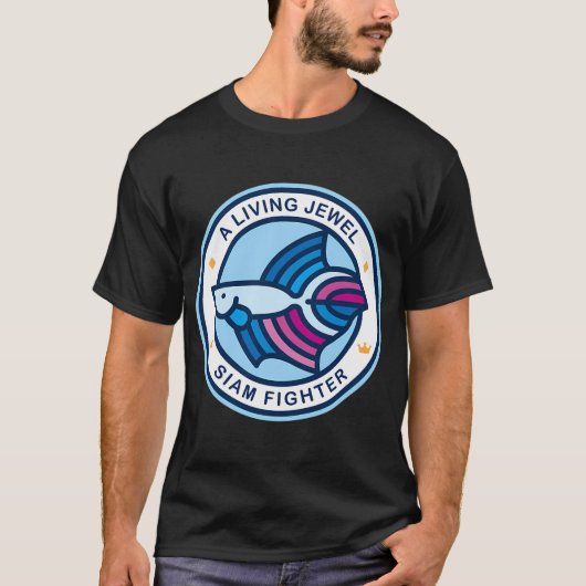 zwarte moor goudvis t-shirt (Voorkant)