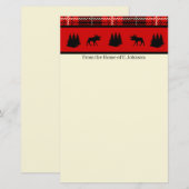 Zwarte Moose Red Pset (Voorkant / Achterkant)