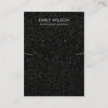 ZWARTE MOSAISCHE TEXTURE-KETTING VOOR HET ONDERZOE