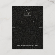 ZWARTE MOSAISCHE TEXTURE-KETTING VOOR HET ONDERZOE