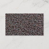 Zwarte mosterd visitekaartje (Achterkant)