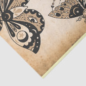 zwarte moten met achtergrondverlichting tissuepapier (Detail)