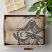 zwarte moten met achtergrondverlichting tissuepapier (Geschenk)