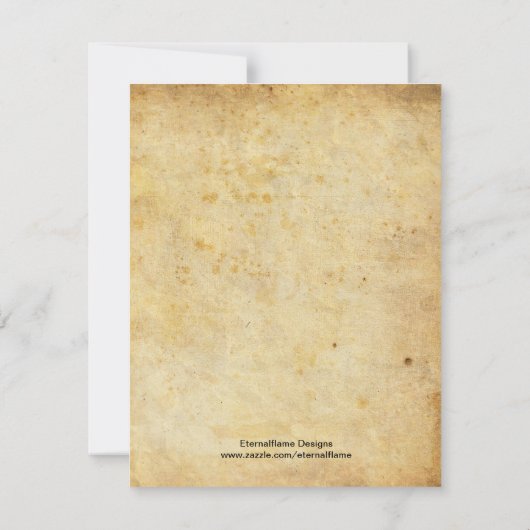  zwarte motif-repetitie Inwendige Kaart (Achterkant)