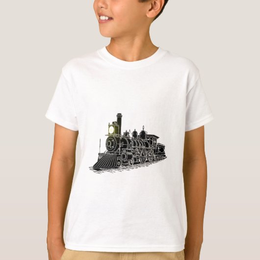 Zwarte motor t-shirt (Voorkant)