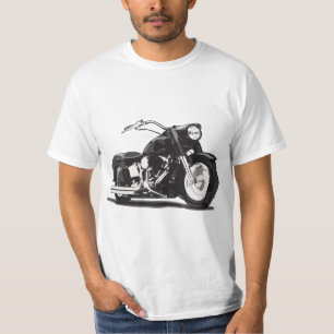 Zwarte motor t-shirt