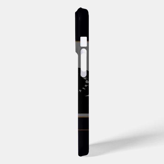 Zwarte motorfiets Case-Mate iPhone case (Achterkant / Links)