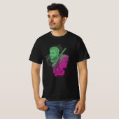 Zwarte mouw Dean Winchester T-shirt (Voorkant volledig)
