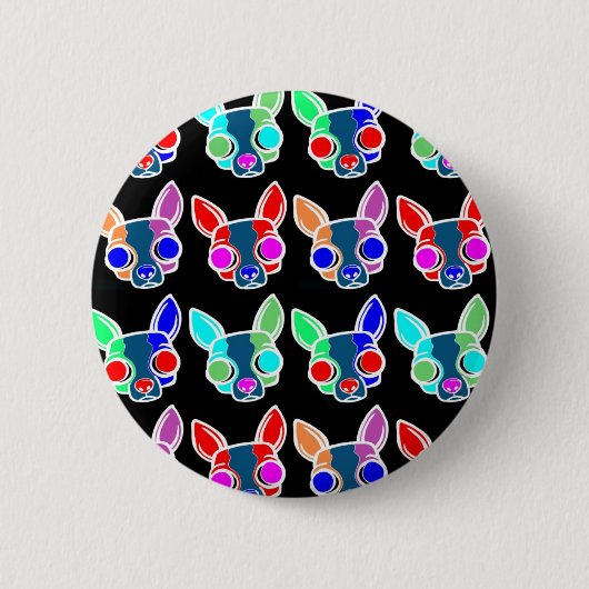 Zwarte MP-Button Ronde Button 5,7 Cm (Voorkant)