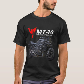 Zwarte MT-10 motorfiets T-shirt