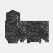 Zwarte muggenblad afdrukken bedankdoosjes (Uitgevouwen)