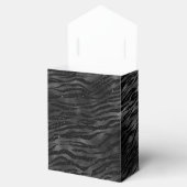 Zwarte muggenblad afdrukken bedankdoosjes (Geopend)