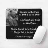 Zwarte Muismat-Bonhoeffer-SilenceintheFaceof Evil Muismat (Met muis)