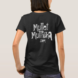 Zwarte Mullet Mullisha T-Shirt voor vrouwen