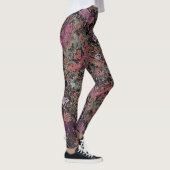 Zwarte multi-kleurenLeggings - HAMbWG Leggings (Rechts)