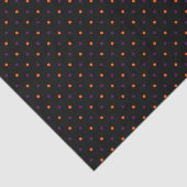 Zwarte & Multi Mini Polka Dots 02 Tissuepapier (Detail)