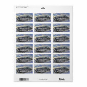 ZWARTE MUSCLE AUTO RETOURADRES ETIKETTEN (Full Sheet)