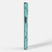 Zwarte muziek Case-Mate iPhone case (Achterkant / Rechts)