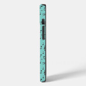 Zwarte muziek Case-Mate iPhone case (Achterkant / Links)