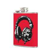 Zwarte muziek koptelefoons DJ Heupfles (Links)