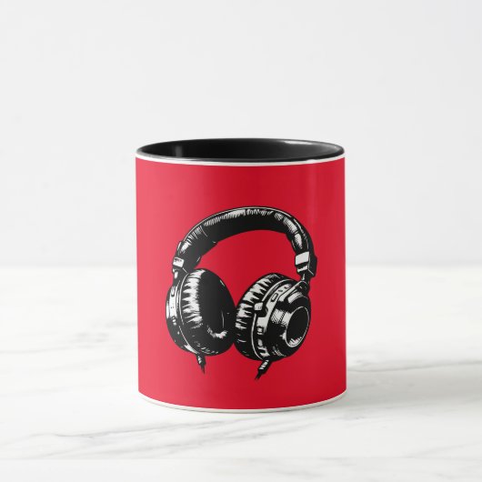 Zwarte muziek koptelefoons DJ Mok (Midden)