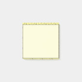 Zwarte muziek post-it® notes (Voorkant)