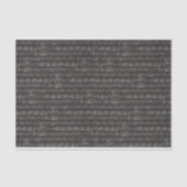 zwarte muzieknoot Pattern Musicus Tissuepapier (Voorkant)