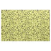 Zwarte Muzieknoten Stof (Fat Quarter)