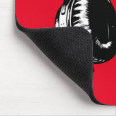 Zwarte Muzieks Headsets DJ  Muismat (Hoek)