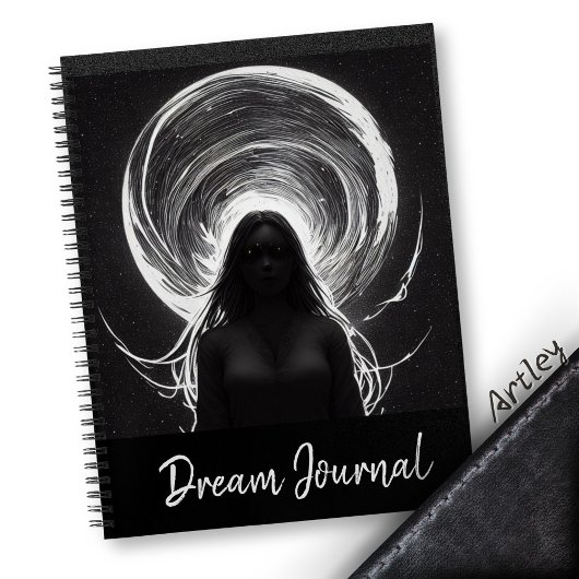 Zwarte Mystieke Vrouwen Dream Journal Meditatie Notitieboek