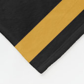 Zwarte nacht fleece deken (Hoek)