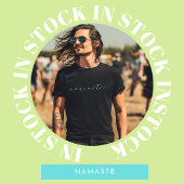 Zwarte Namaste T-shirt