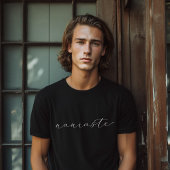 Zwarte Namaste T-shirt